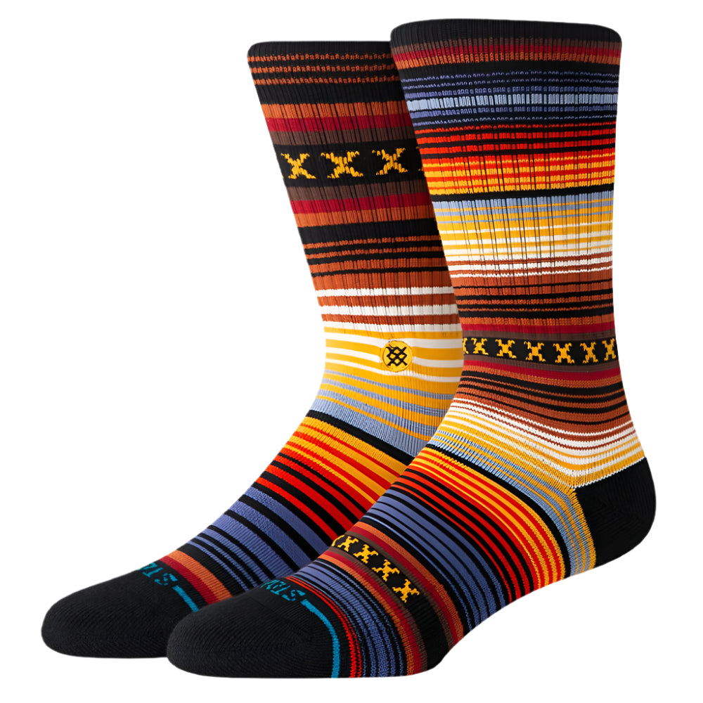 Stance Men's Curren Crew Socks - Indigo MEN - Clothing - Underwear, Socks & Loungewear Stance