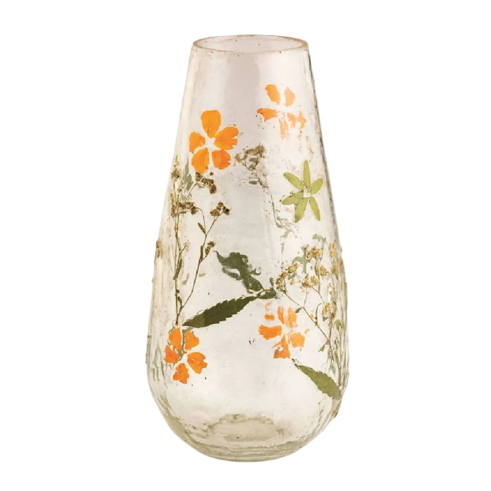Mud Pie Fall Pressed Flower Vase