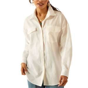 Ariat Women's Baggy Button Up Shirt WOMEN - Clothing - Tops - Long Sleeved Ariat Clothing