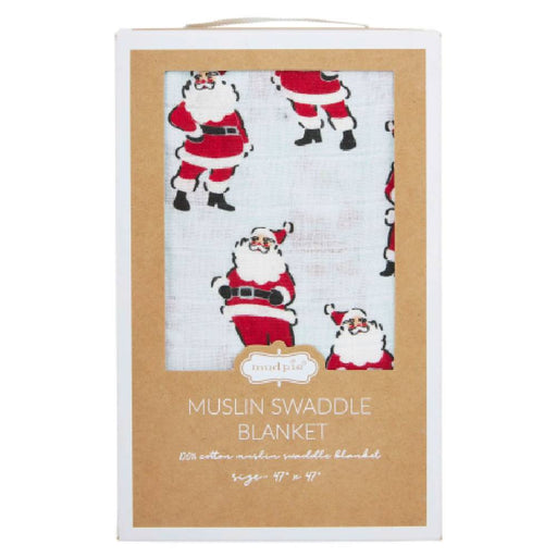 Mud Pie Vintage Santa Swaddle Blanket HOME & GIFTS - Home Decor - Seasonal Decor Mud Pie   