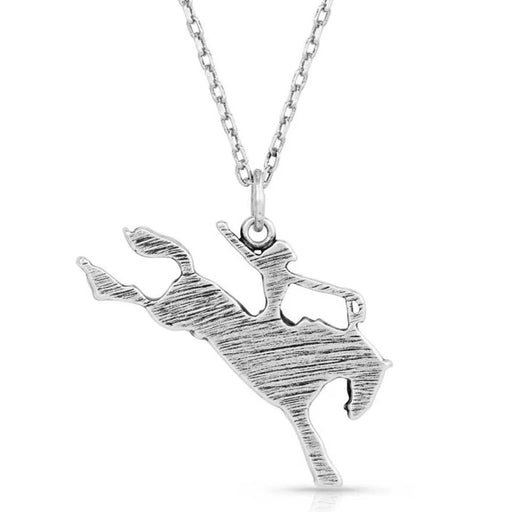 Montana Silversmiths Saddle Bronc Rider Pendant Necklace WOMEN - Accessories - Jewelry - Necklaces Montana Silversmiths   