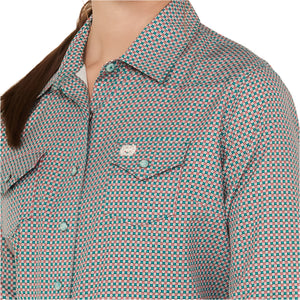 Cinch Women's Arenaflex Geo Print Western Shirt WOMEN - Clothing - Tops - Long Sleeved Cinch