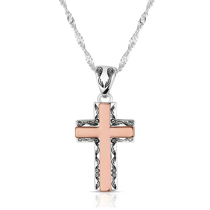 Montana Silversmiths Faith Evermore Cross Necklace WOMEN - Accessories - Jewelry - Necklaces Montana Silversmiths