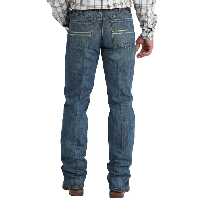 Cinch Men's Silver Label Mid Rise Slim Straight Leg Jean