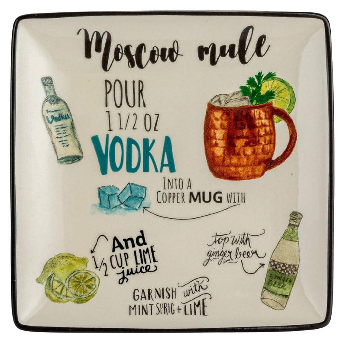 Stoneware Recipe Plate - Moscow Mule HOME & GIFTS - Home Decor - Decorative Accents Creative Co-Op