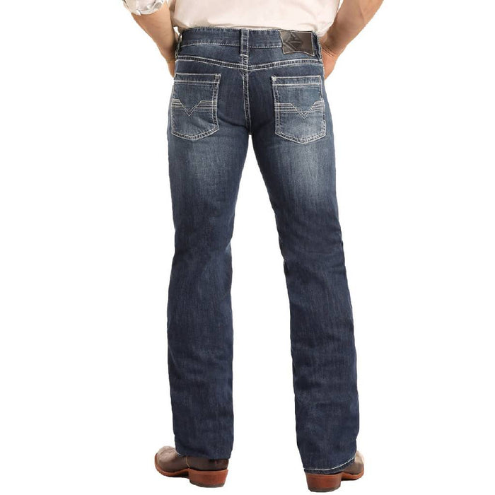 Rock & Roll Denim Men's Reflex Pistol Straight Leg Jean