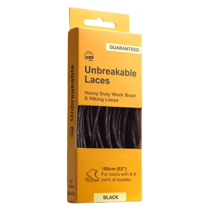 Adventure Andy 63" Unbreakable Black Laces