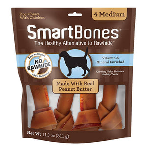 SmartBones Peanut Butter Pets - Toys & Treats smartbones 4 Medium  