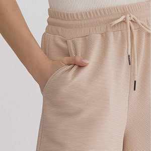 Textured Wide Leg Pant WOMEN - Clothing - Pants & Leggings Entro   