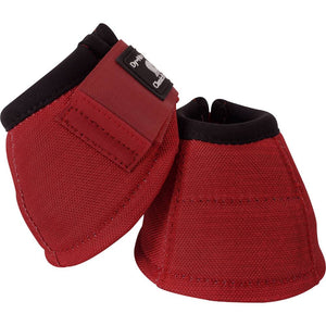 Classic Equine Dy-No Turn Bell Boots Tack - Leg Protection - Bell Boots Classic Equine Crimson Small 