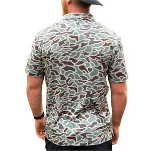 Burlebo Retro Duck Camo Performance Polo MEN - Clothing - Shirts - Short Sleeve Shirts Burlebo   