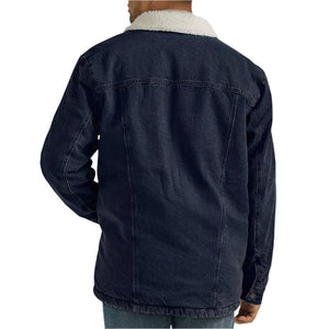 Wrangler Men's Western Sherpa Lined Denim Jacket MEN - Clothing - Outerwear - Jackets Wrangler   