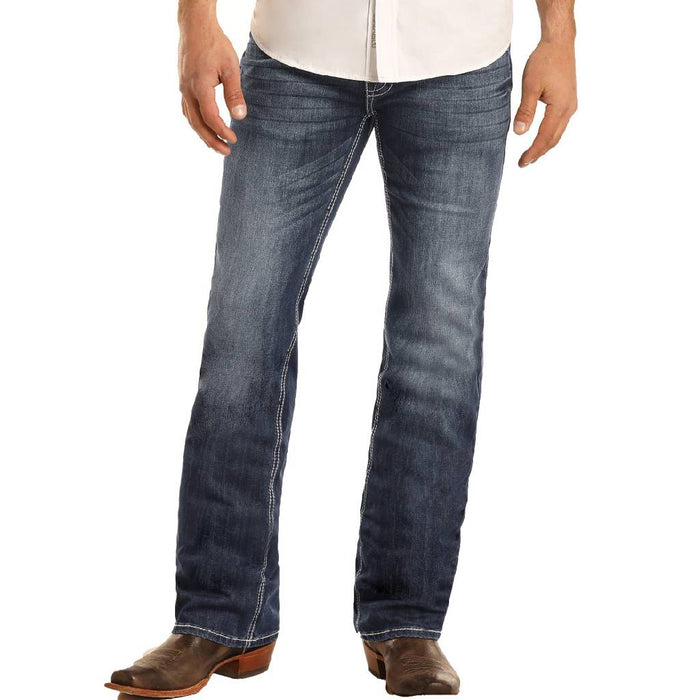 Rock & Roll Denim Men's Reflex Pistol Straight Leg Jean