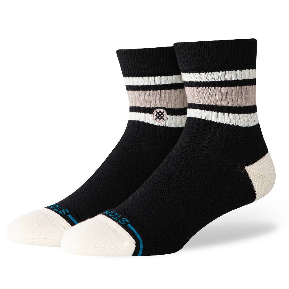 Stance Men's Quarter Crew Socks - String Grey MEN - Clothing - Underwear, Socks & Loungewear - Socks Stance