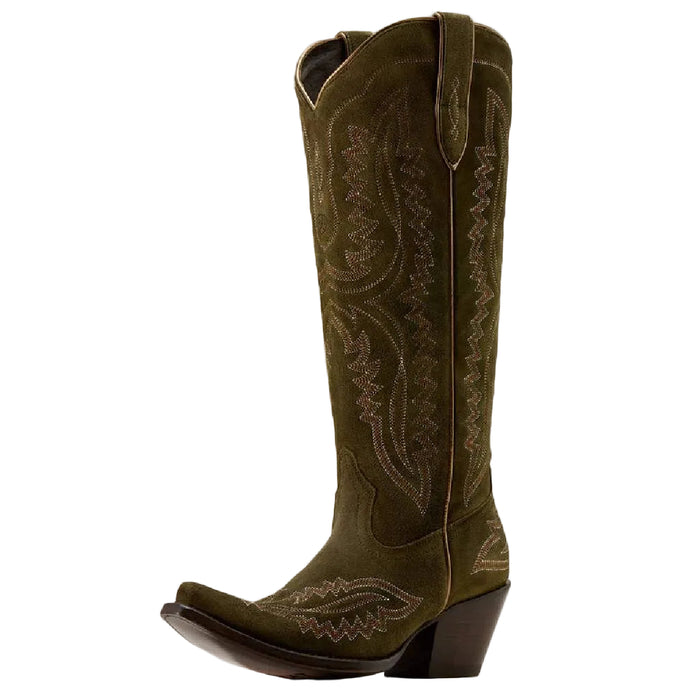 Ariat Women's Casanova X Toe Soft Olive Suede Western Boot