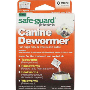 Safe-Guard Canine Dewormer Pets - Vitamins & Supplements Merck 1g  