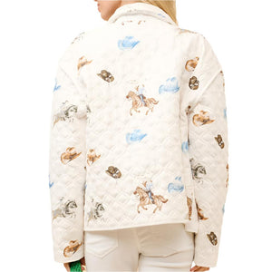 Western Motif Quilted Jacket