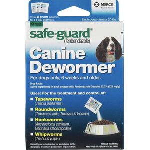 Safe-Guard Canine Dewormer Pets - Vitamins & Supplements Merck 2g  