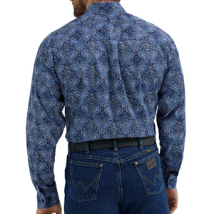 Wrangler Men's George Strait Paisley Print Shirt MEN - Clothing - Shirts - Long Sleeve Shirts Wrangler   