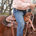 Classic Equine Zone Suede Top Saddle Pad with Felt Bottom Tack - Saddle Pads Classic Equine   
