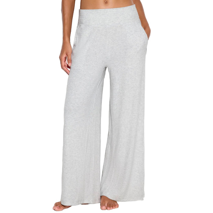 Light Heather Grey Luma Rib Restore Pant
