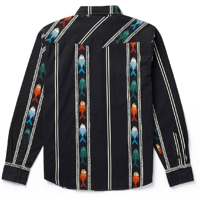 Seager Men's Amarillo Upstream Black Button Down Shirt MEN - Clothing - Shirts - Short Sleeve Seager Apparel