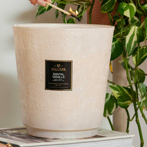 Santal Vanille 5 Wick Hearth Candle HOME & GIFTS - Home Decor - Candles + Diffusers Voluspa   