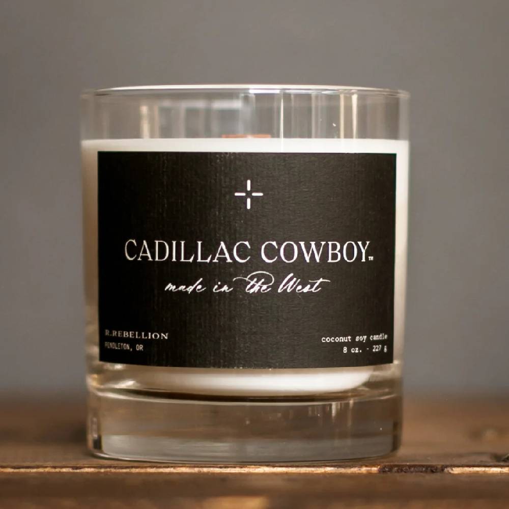 Cadillac Cowboy Candle - 8oz HOME & GIFTS - Home Decor - Candles + Diffusers R Rebellion