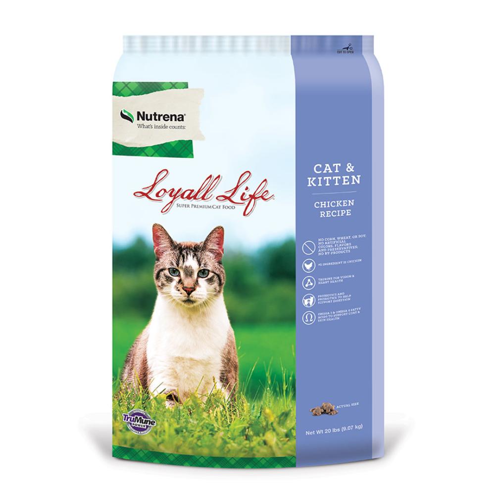 Nutrena Loyall Life Cat & Kitten Chicken Meal Recipe Feed & Hay - Feed Nutrena   