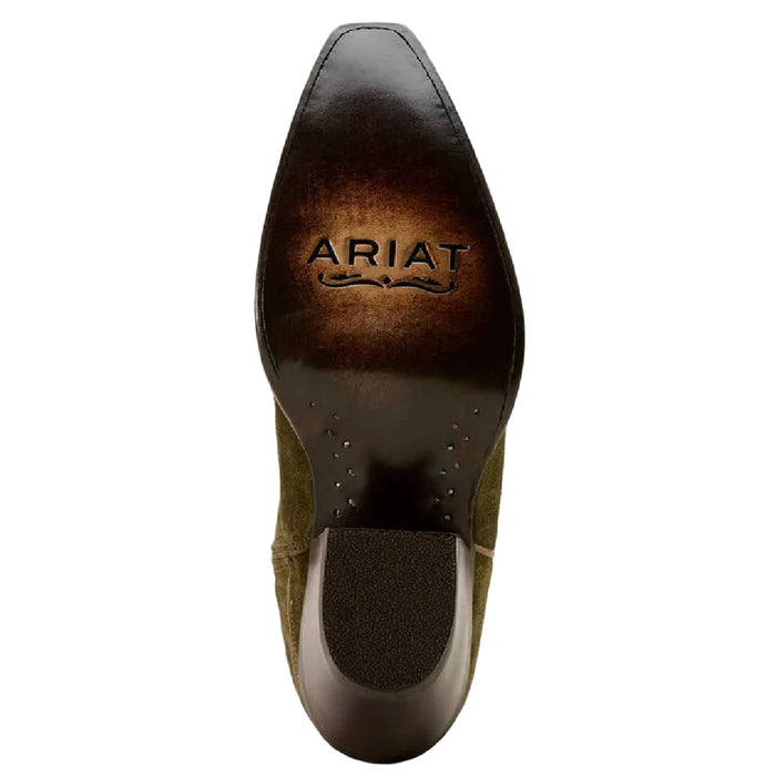 Ariat Women's Casanova X Toe Soft Olive Suede Western Boot