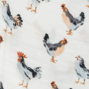 Milkbarn Organic Chicken Swaddle Blanket KIDS - Baby - Baby Accessories Milkbarn Kids   