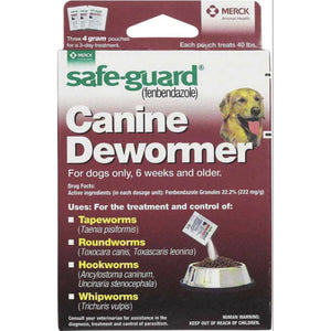 Safe-Guard Canine Dewormer Pets - Vitamins & Supplements Merck 4g  