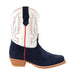 R. Watson Youth Navy Roughout Cutter Toe Boot KIDS - Footwear - Boots R Watson