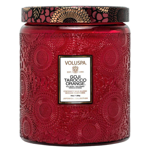 Voluspa Goji Tarocco Orange Luxe Jar Candle HOME & GIFTS - Home Decor - Candles + Diffusers Voluspa   