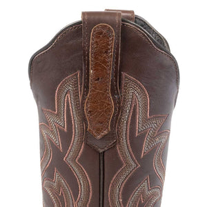 R. Watson Men's Kango Tobacco Full Quill Ostrich Boot - FINAL SALE WOMEN - Footwear - Boots - Exotic Boots R Watson   