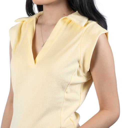 Terry Cloth Yellow Dress WOMEN - Clothing - Dresses Needii