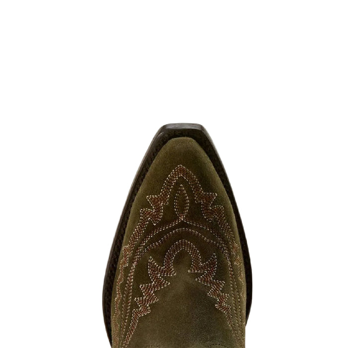 Ariat Women's Casanova X Toe Soft Olive Suede Western Boot
