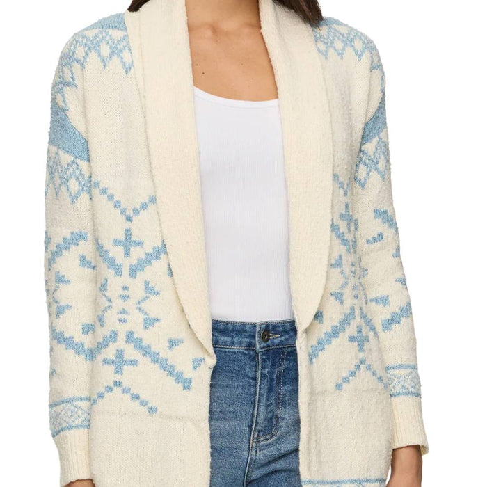 Flag And Anthem Women's Vera Shawl Collar Southwest Cardigan