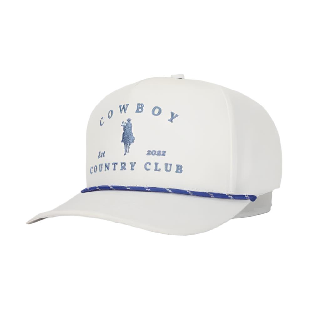 Horse Roped Hat - White HATS - BASEBALL CAPS Cowboy Country Club   