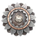 Antique Flower Screw Back Concho Tack - Conchos & Hardware MISC