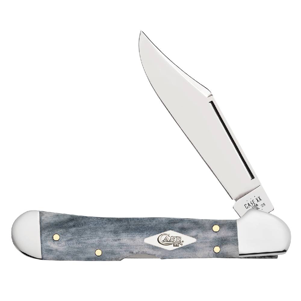 Case Mini Copperlock - Gray Smooth Bone Knives W.R. Case   