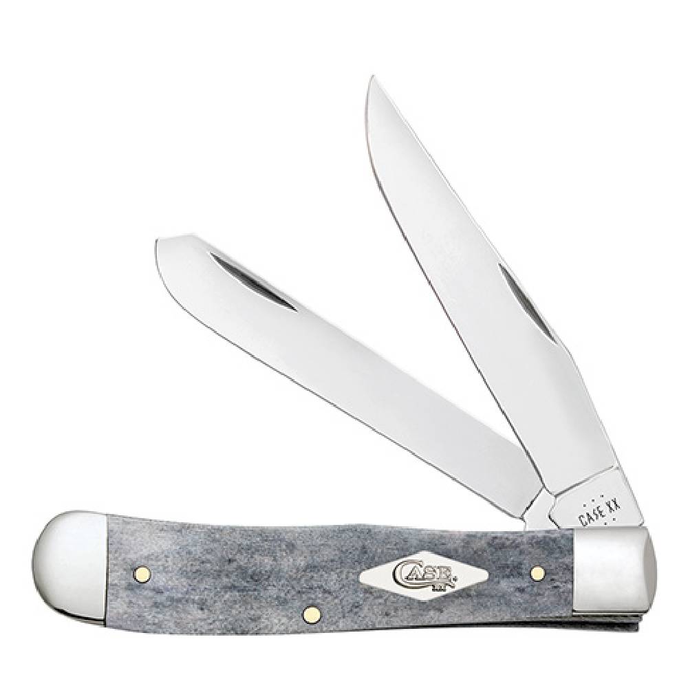 Case Trapper - Gray Smooth Bone Knives - Knives W.R. Case   