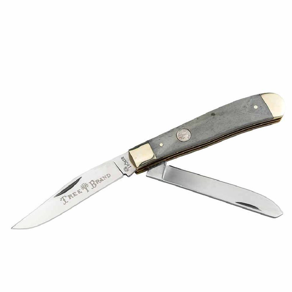 Boker Traditional Series 2.0 Trapper Smooth Grey Knives Boker   