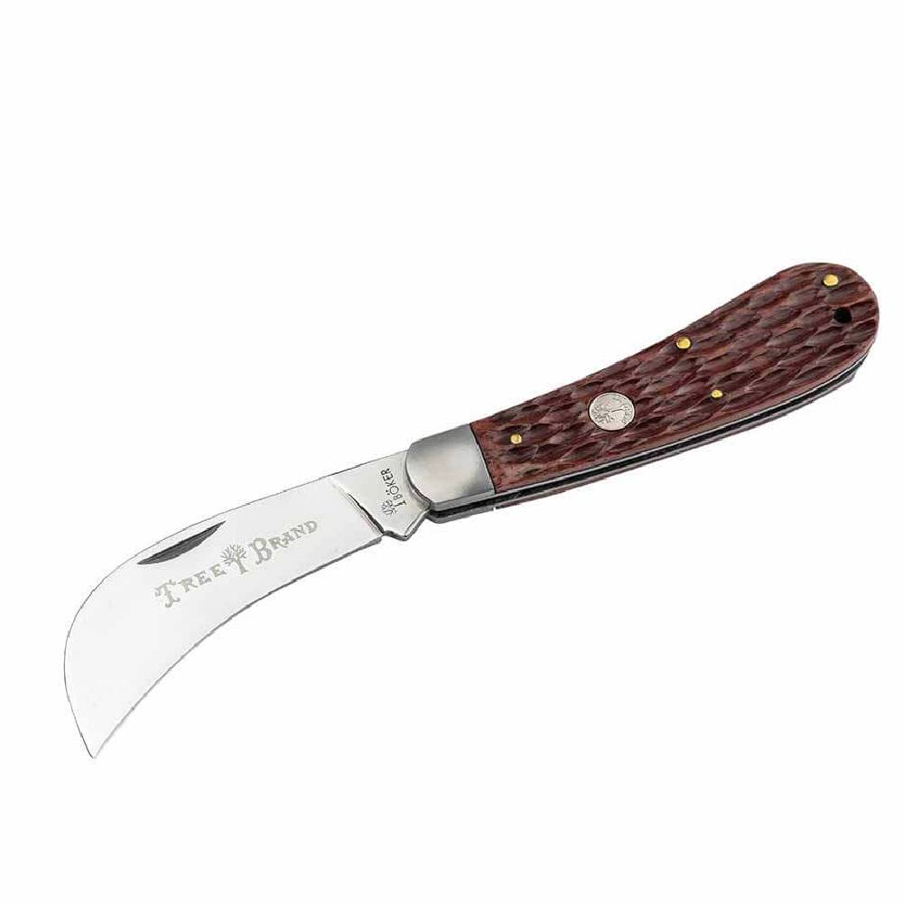 Boker Traditional Series 2.0 Hawkbill Jig Brown Bone Knives - Knives Boker   