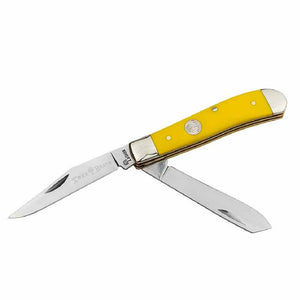 Boker Traditional Series 2.0 Mini Trapper Yellow Delrin Knives - Knives Boker   