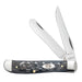 Case Mini Trapper - Pocket Worn Gray Bone Crandall Jig Knives W.R. Case   