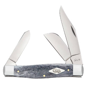 Case Large Stockman - Gray Smooth Bone Knives W.R. Case   