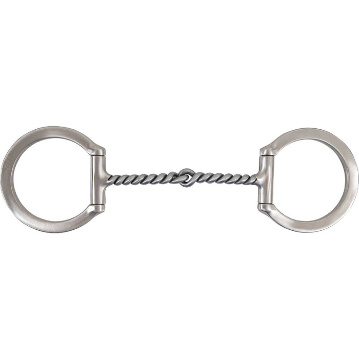 Classic Equine BitLogic Stainless Steel Dee Ring Twisted Wire Snaffle
