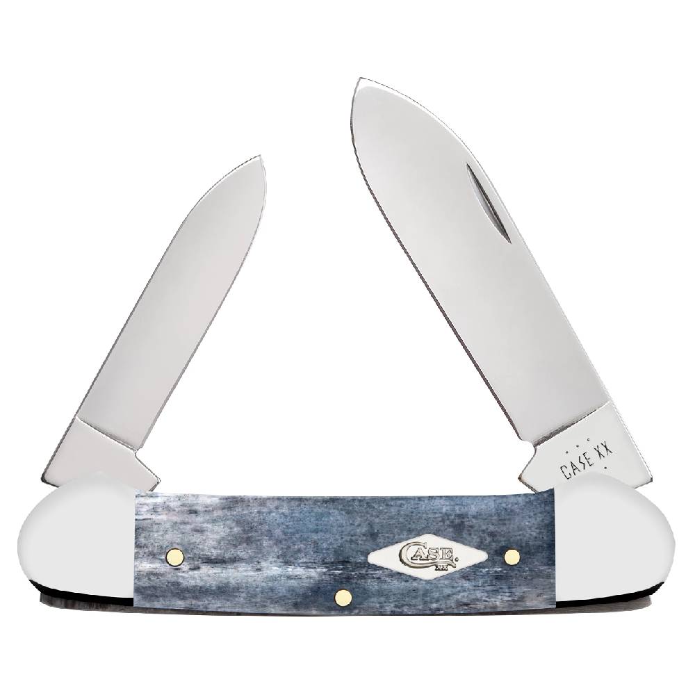 Case Canoe - Gray Smooth Bone Knives W.R. Case   