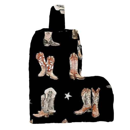 Thunderbird Boots Black Quilted Boot Bag ACCESSORIES - Luggage & Travel Ida Mae Home